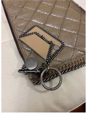 Stella McCartney Pink Logo-Print Interior Pouch